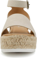 Soda Topic Light Stone Cobra Espadrille Ankle Strap Studded Platform Sandals 10