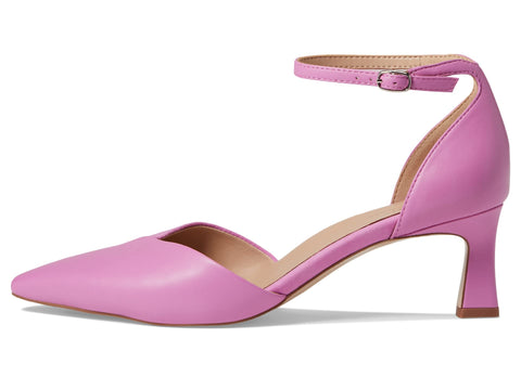 Naturalizer 27 Edit Danica Pink Leather Fashion Ankle Strap Pointed Toe Pump Shoes