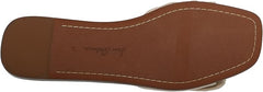 Sam Edelman Ivana Summer Sand Open Toe Embellished Slip On Flat Slides Sandals