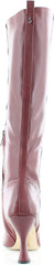 Sam Edelman Adi Bordeaux Spool Heel Squared Toe Zipper Leather Knee High Boots