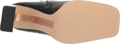 Sam Edelman Irie Black Patent Squared Toe Block Heeled Fashion Ankle Booties