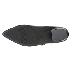 Naturalizer Florencia Black Lizard Fashion Pointed Toe Buckle Mary Jane Pumps 10
