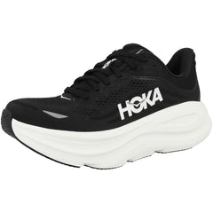 Hoka Bondi 9 Black White Fashion Lace Up Comfortable Cushion Platform Sneakers 9