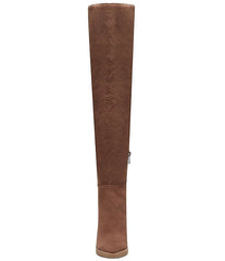 Jessica Simpson Cassida Tobacco Brown Thigh Over The Knee Platform Wedge Boots