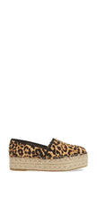 Steve Madden Alexia leopard Espadrille Wedge Slip On Flat Wedge Platform