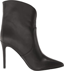 Nine West Tolate Black1 Pointed Toe Stiletto Heel Pull On Fashion Ankle Boots