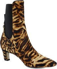 Sam Edelman Margo Cabernet Red Pull On Pointed Toe Kitten Heeled Ankle Booties