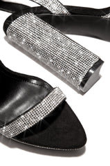 Cape Robbin Gianna Silver Rhinestone Strappy Thick Heel Platform Sandals