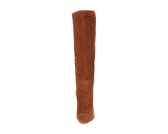 Sam Edelman Sulema Pecan Tall Pointed Toe Block Heeled Knee High Fashion Boots