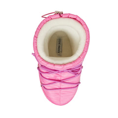 Steve Madden Mav Pink Fashion Pull On Fur Platform Ankle Weatherproof Snow Boots