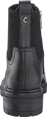 Circus By Sam Edelman Giovanny Black Rounded Toe Lace Up Chunky Heel Combat Boot