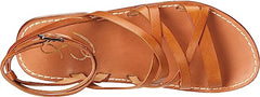 Sam Edelman Meriai Saddle Slip On Multi Buckles Adjustable Ankle Straps Sandals