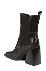Circus by Sam Edelman Lauren Chestnut Snip-Toe Chelsea Squared Toe Booties
