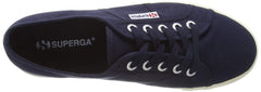 Superga Unisex 2950-cotu Navy Fashion Gymnastics Lace Up Platform Shoes