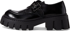 Steve Madden Cray Black Squared Toe Pull On Block Heel Knee High Stretchy Boots