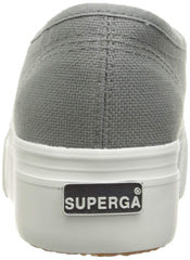 Superga Unisex Low-Top Platform Lace Up Tennis Shoes Sneakers Sage Grey