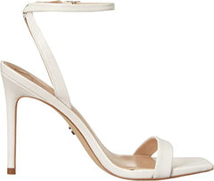 Sam Edelman Orchid White Ankle Strap Open Toe Stiletto High Heel Sandals