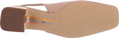 Sam Edelman Terra Sunrise Blush Slingback Strap Squared Toe Block Heel Pumps