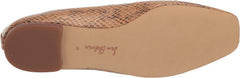 Sam Edelman Meadow Wheat Leather Slip On Bow Detailed Squared Toe Ballet Flats
