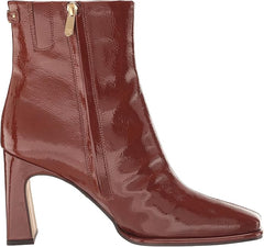 Sam Edelman Irie Cinnamon Squared Toe Block Heeled Fashion Wide Ankle Booties