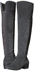 Vince Camuto Bestan Carob Over The Knee Boot Riding Embellished Wide Calf Boots