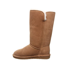 Bearpaw Lori Tall Boot for Women HIckory Suede Knee High Boots