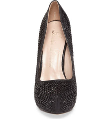 Lauren Lorraine Vanna High Platform Pump Rhinestone High Heel Prom Shoes Formal