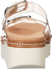 Chinese Laundry Surfs Up Clear Slip On Open Toe Platform & Wedge Sandals