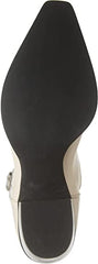 Jeffrey Campbell Dagget Natural Mid-Calf Pointed Toe Western Heeled Boots