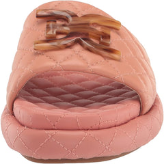 Sam Edelman Karinda Canyon Clay Rounded Open Toe Slip On Cushioned Slide Sandals