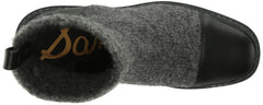 Sam Edelman Rozanna Charcoal Black Knit Fashion Pull On Ankle Boots