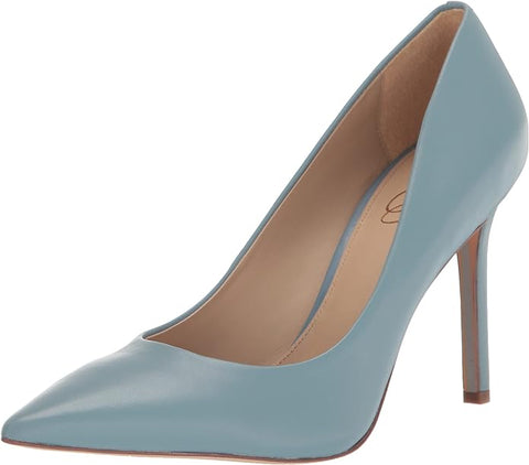 Sam Edelman Hazel Aspen Sky Stiletto Heeled Slip On Pointed Toe Dress Pumps