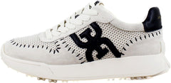 Sam Edelman Langley Ivory/Black Crochet Chunky Platform Low Top Flat Sneakers