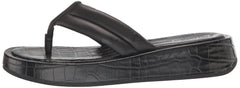 Circus NY by Sam Edelman Laina Black Fashion Soft Thong Slip On Platform Sandals