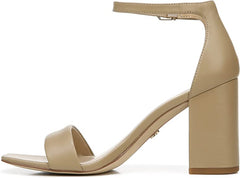 Sam Edelman Daniella Peach Ankle Strap Block Heeled Sandals Wide