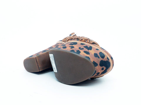 Schutz Efilomenia Tranca Suede Heeled Platform Leopard Open Toe Sandals