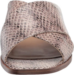 Sam Edelman Idina Roccia/Sesame Slip On Open Toe Mule Slide Slip-On Flat Sandals