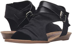 Blowfish Women's Balla Wedge Sandal, Black,