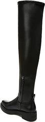 Circus By Sam Edelman Nat Black Round Toe Inner Ankle Zipper Over-the-Knee Boots