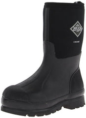 The Original MuckBoots Adult Chore Mid Boot Black Waterproof Snow Muck Boots (Men's 9 M/Women's 10 M)