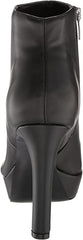 Nine West Glow Up3 Black2 Almond Toe Stiletto Heel Platform Fashion Ankle Boots