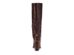 Vince Camuto Phranzie Redwood Leather Pointed Toe Tall Fashion Knee High Boot