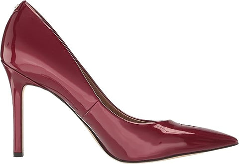 Sam Edelman Hazel Holly Red Stiletto Heeled Shoes Pointed Toe Wide Fashion Pumps
