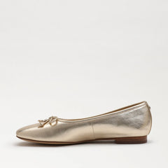Sam Edelman Meadow Golden Yellow Multi Slip On Bow Detailed Ballet Flats