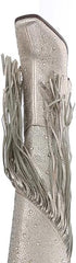 Jessica Simpson Asire Champagne Block Heel Squared Toe Over The Knee Boots