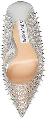 Steve Madden Various Clear Sexy Stiletto Rhinestone Embellished Spike Pumps