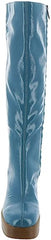 Circus By Sam Edelman Sandy Deja Blue Pull On Knee High Chunky Platforms Boots