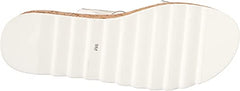 Steve Madden Defuse Clear Cork Open Toe Slip On Wedge Platform Wedge Sandals