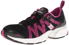 RYKA Women's Hydro Sport Shoe, Black/Berry/Chrome Silver