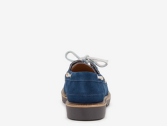 Sam Edelman Fay Navy Patchwork Pull On Chunky Heel Fur Detailed Ankle Boots